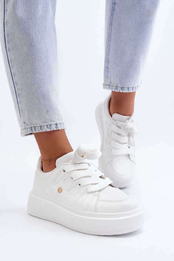 PS1 PS1 Women's Platform Sneakers White Asylia