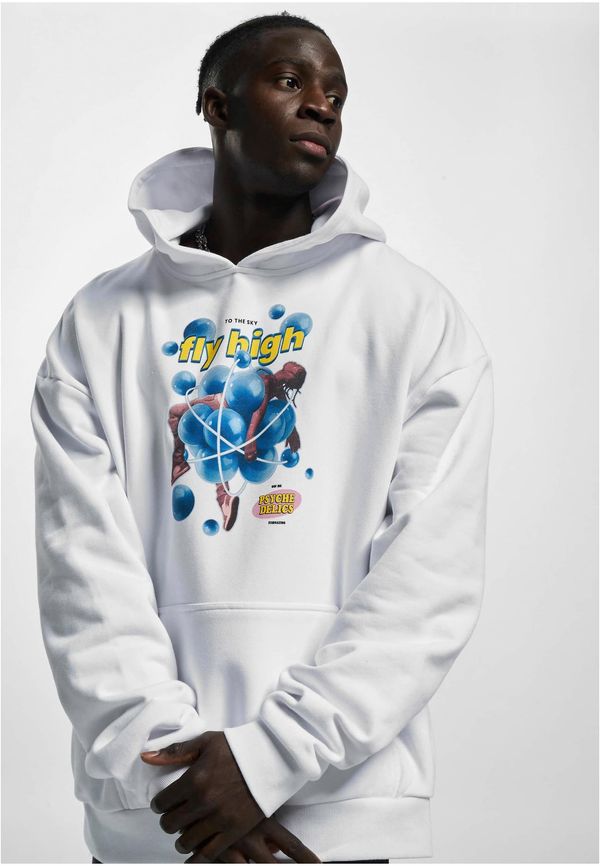 Mister Tee Psychadellic Heavy Oversize Hoody white