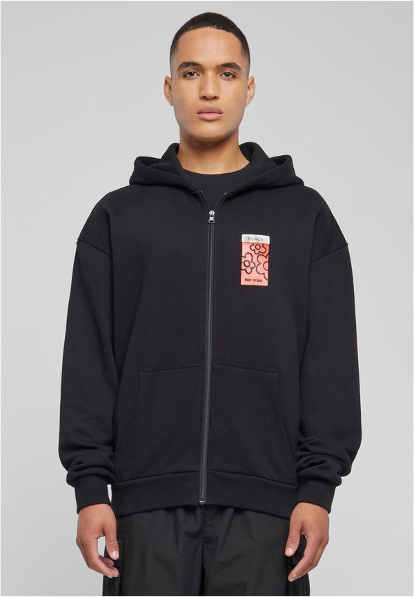 Mister Tee Puffer Peace Heavy Oversize Zip Hoody black