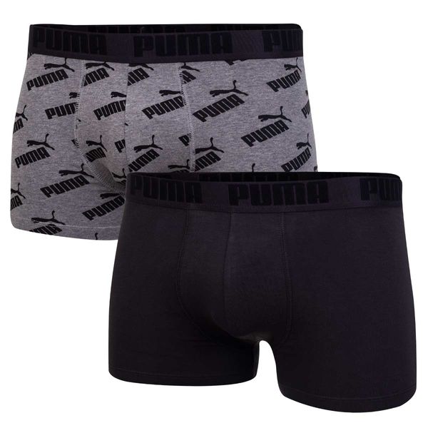 Puma Puma Man's 2Pack Underpants 93505404 Graphite/Grey