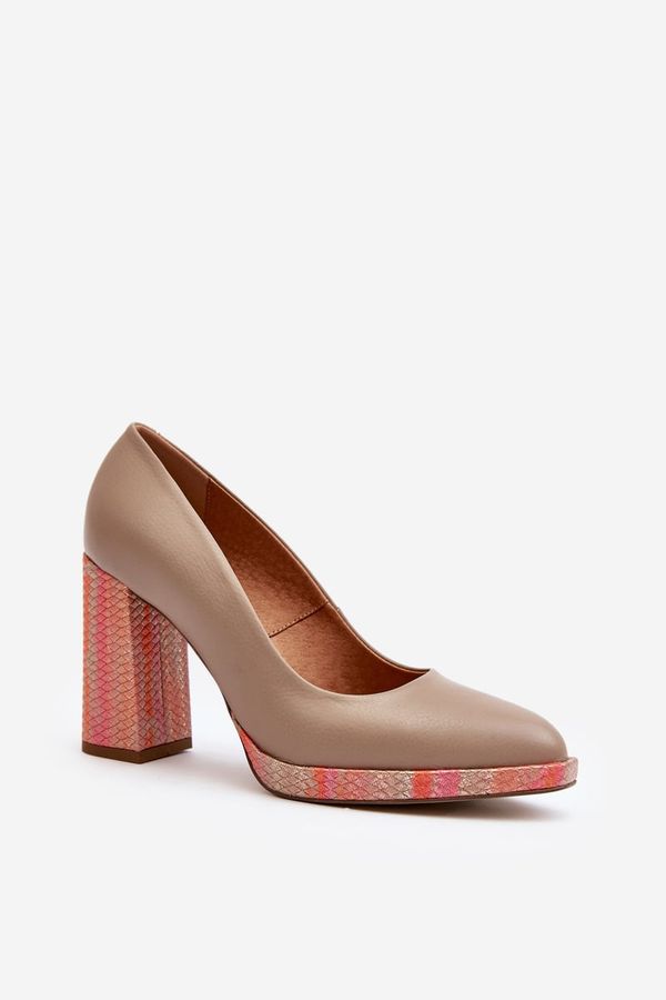 Laura Messi Pumps On Heel Laura Messi 2746 Beige