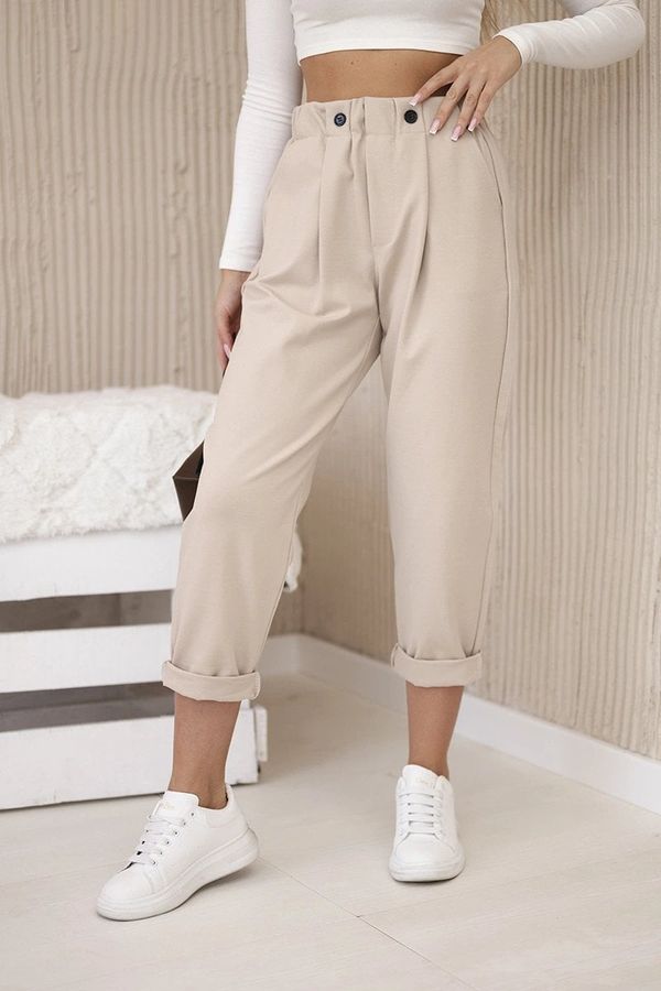 Kesi Punto Milano Winter Dark Beige Pants