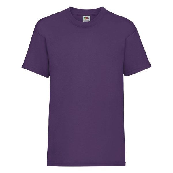 Fruit of the Loom Purple Fruit of the Loom Cotton T-shirt