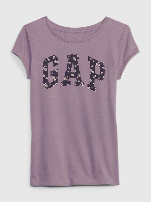 GAP Purple girly t-shirt with GAP logo