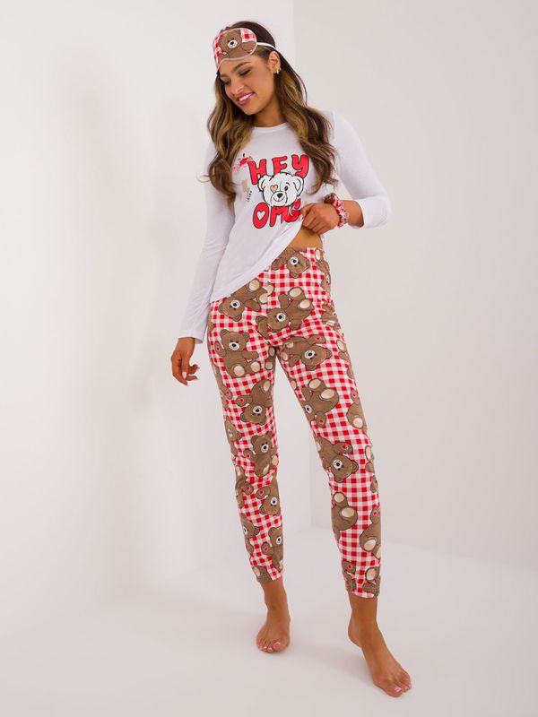 CLM Pyjamas-CLM-PI-90167/2620.45P-white-red