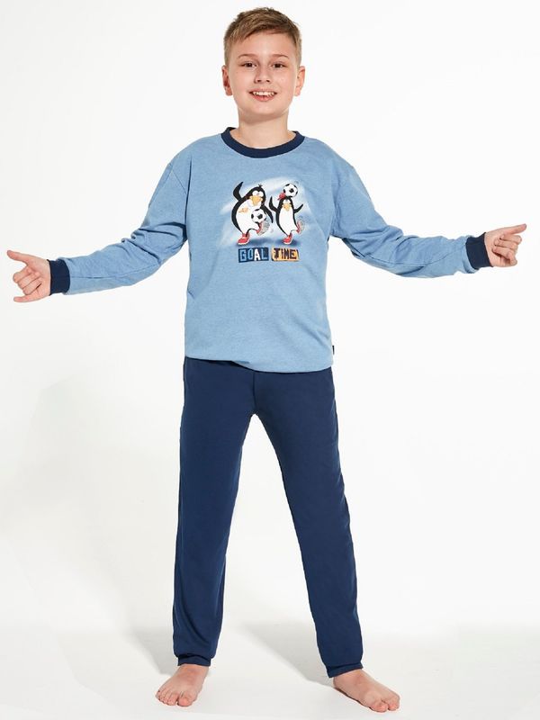 Cornette Pyjamas Cornette Kids Boy 477/136 Goal 86-128 blue melange