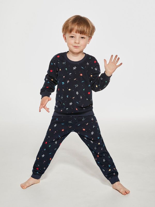 Cornette Pyjamas Cornette Kids Boy 761/143 Cosmos length 86-128 navy blue