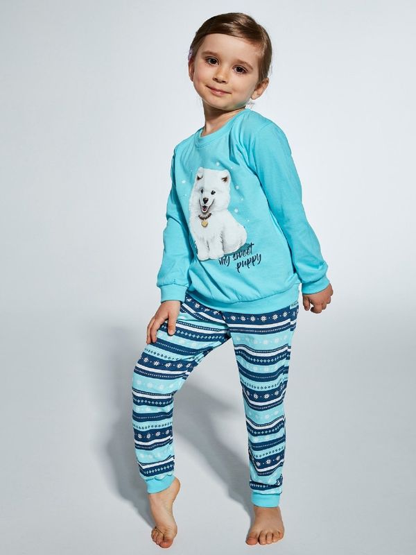 Cornette Pyjamas Cornette Kids Girl 594/166 Sweet Puppy length/r 86-128 turquoise