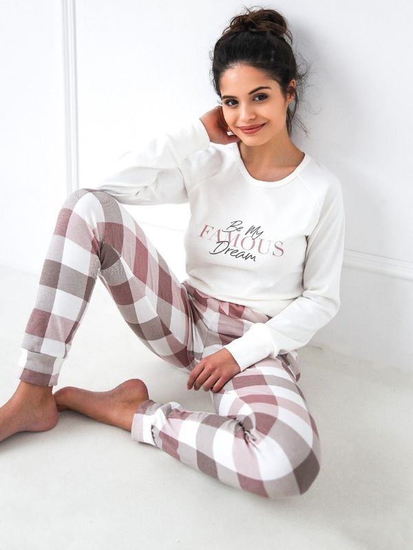 Sensis Pyjamas Sensis Joselyn Interlock length/r S-XL cream 001