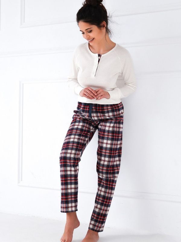 Sensis Pyjamas Sensis Mollie Interlock/Flannel length/yr Christmas S-XL cream 001
