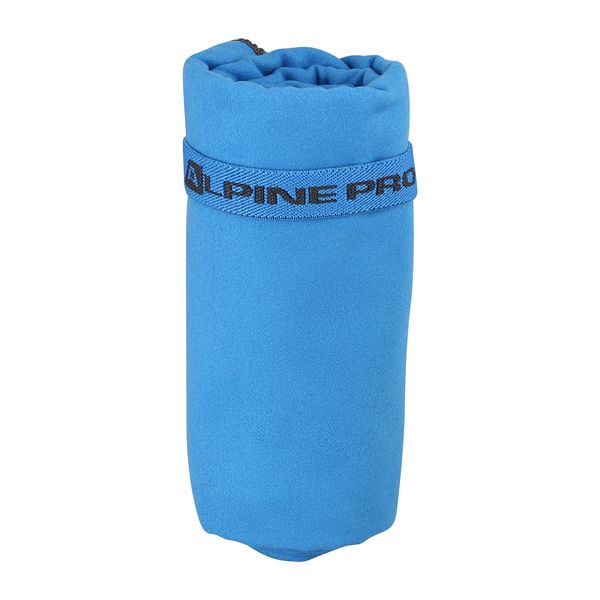 ALPINE PRO Quick drying towel 60x120cm ALPINE PRO GRENDE electric blue lemonade