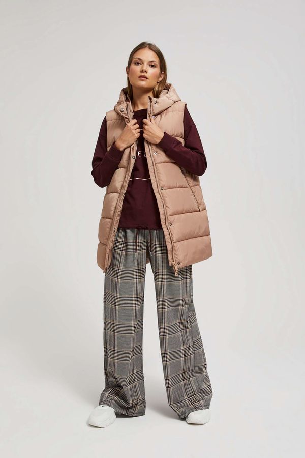 Moodo Quilted vest with hood