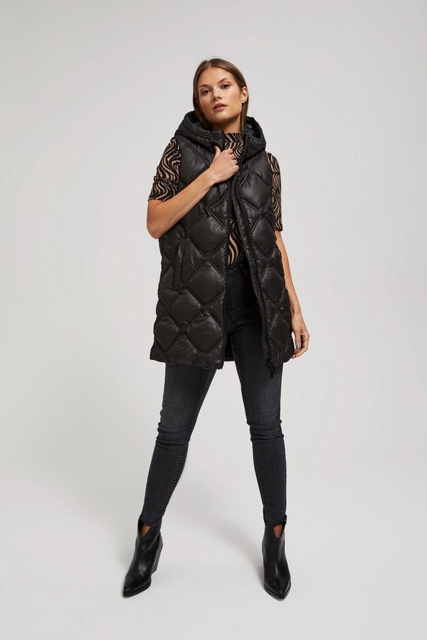 Moodo Quilted vest with hood