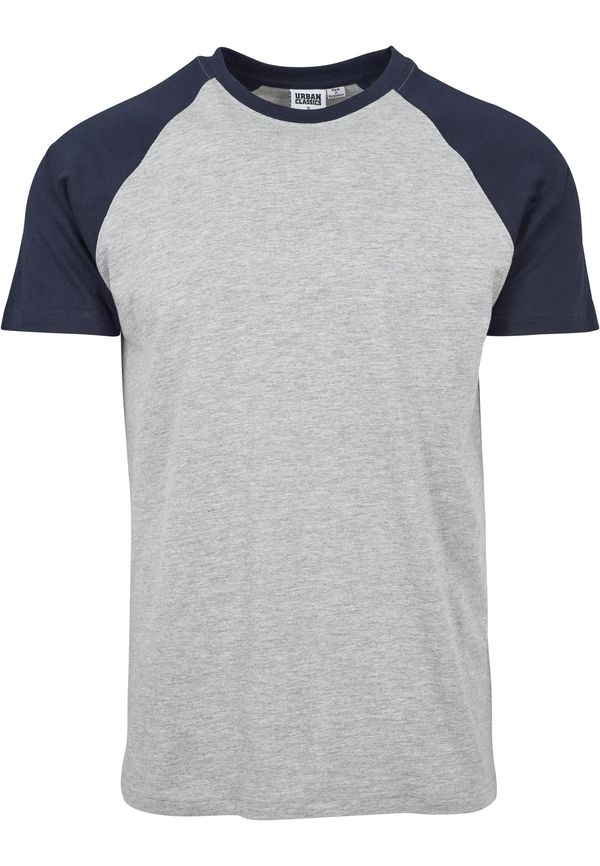 Urban Classics Raglan contrasting T-shirt grey/navy