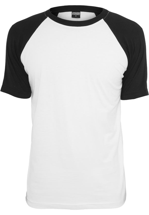 Urban Classics Raglan contrasting t-shirt wht/blk