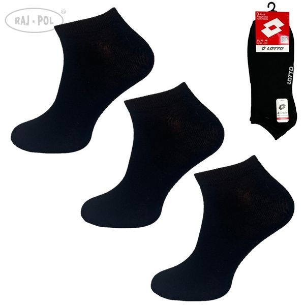 Raj-Pol Raj-Pol Unisex's 3Pack Socks Lotto Short