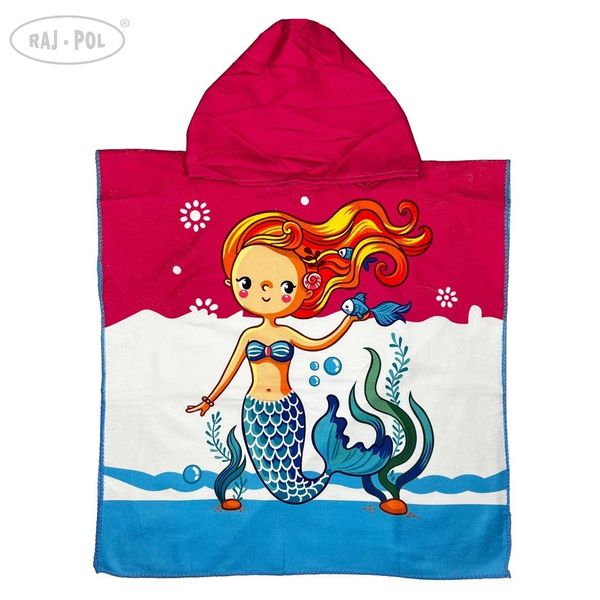 Raj-Pol Raj-Pol Unisex's Towel Beach Poncho Mermaid