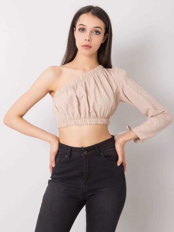 Fashionhunters Rajani RUE PARIS Beige top