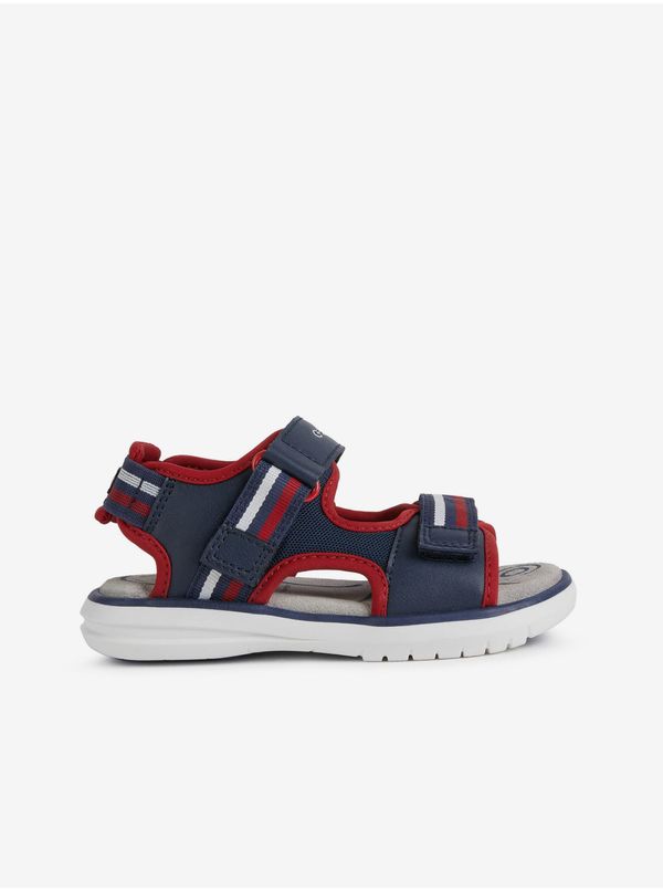 GEOX Red and blue boys sandals Geox Maratea - Boys