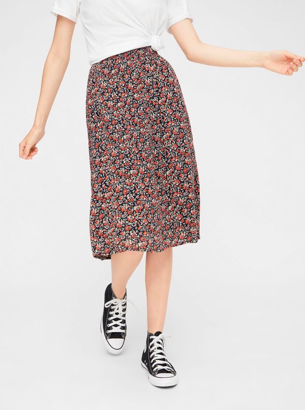 Pieces Red-blue floral skirt Pieces Mirabelle - Women
