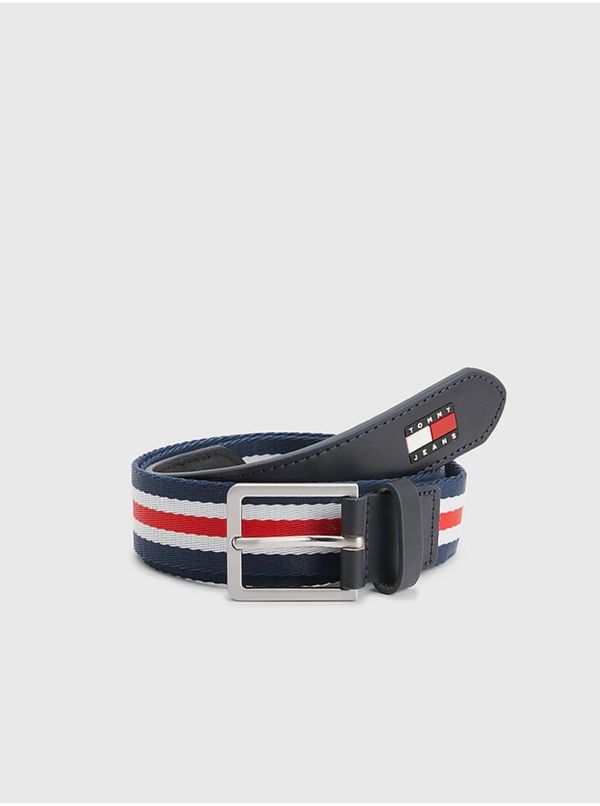 Tommy Hilfiger Red-blue men's belt Tommy Jeans - Men