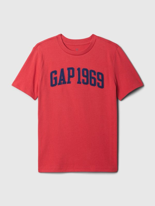 GAP Red boys' T-shirt with GAP logo