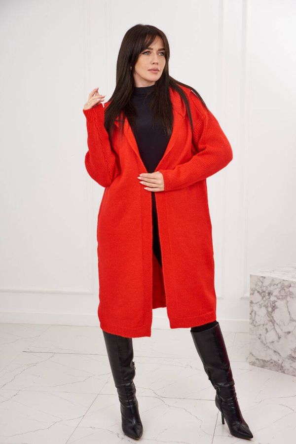 Kesi Red hooded sweater