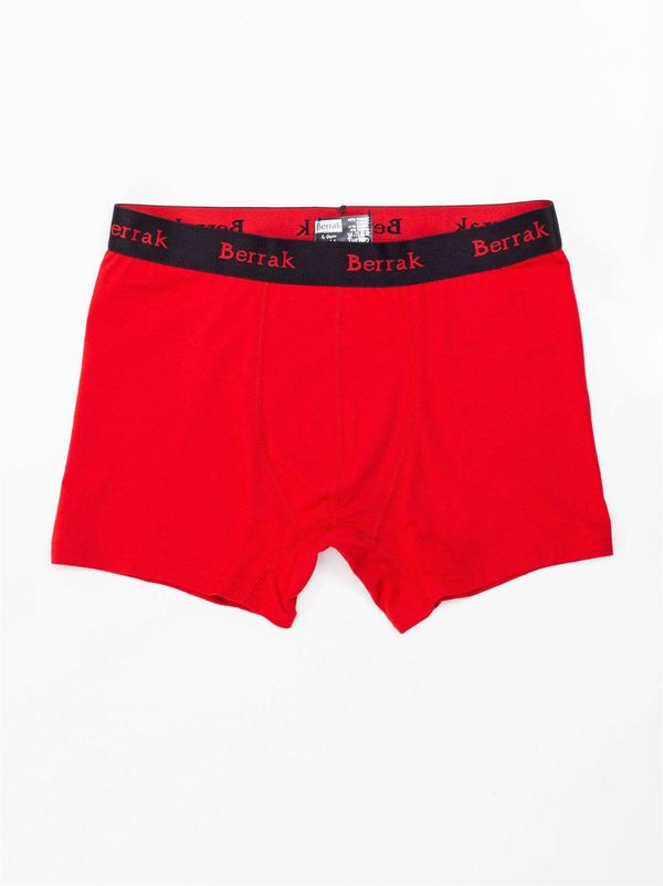 Fashionhunters Red men's boxer shorts