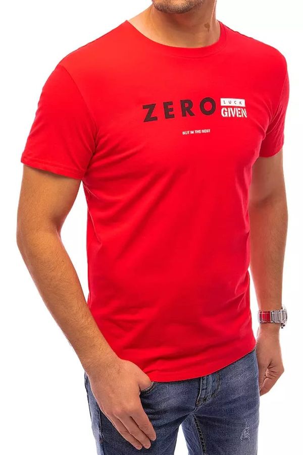 DStreet Red men's Dstreet T-shirt with print