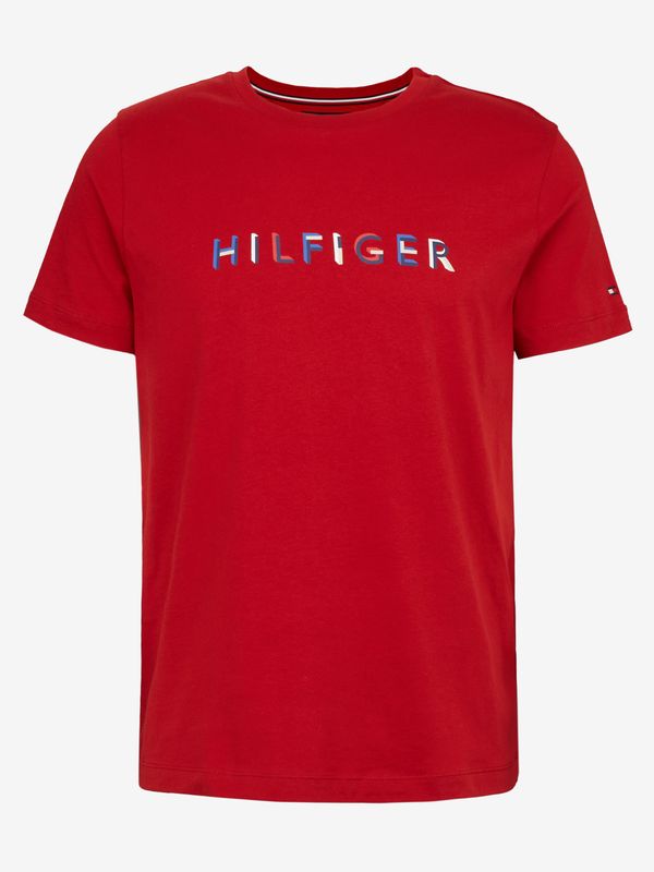 Tommy Hilfiger Red men's T-shirt Tommy Hilfiger