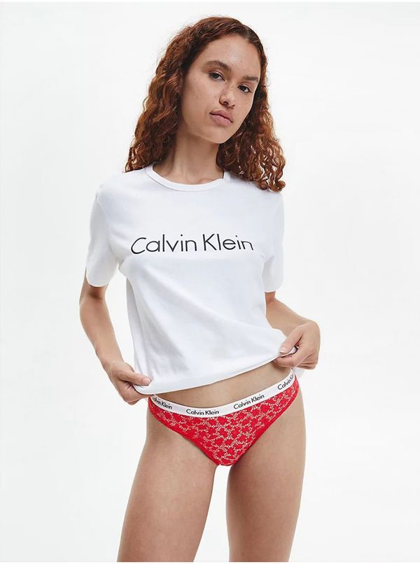 Calvin Klein Red Women's Lace Panties Calvin Klein Underwear - Women