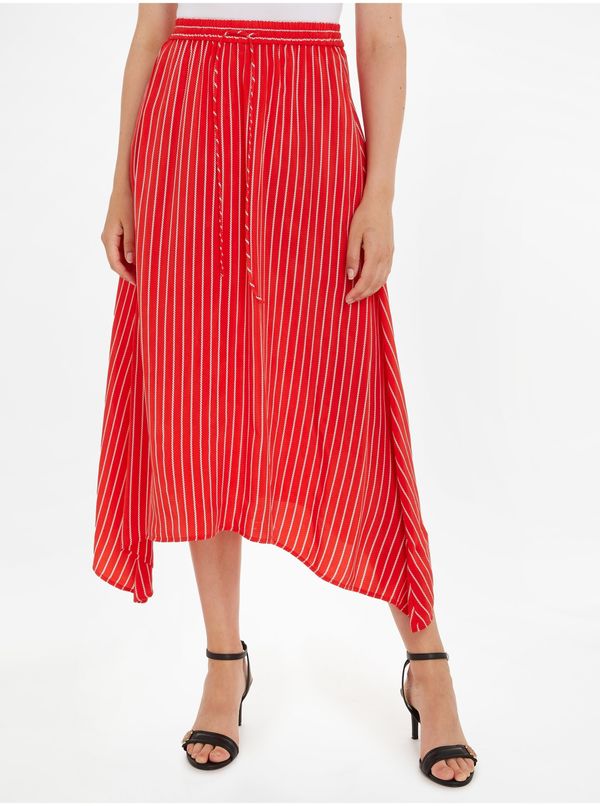 Tommy Hilfiger Red Women's Striped Maxi SkirtTommy Hilfiger - Women