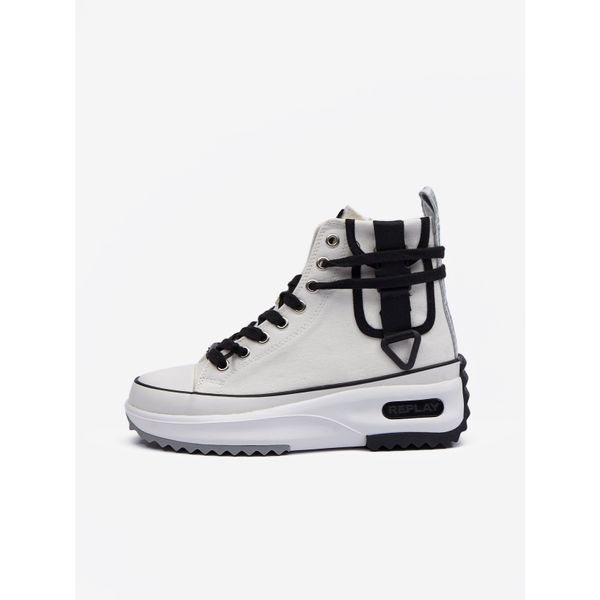 Replay Replay Shoes Scarpa White Black - Women