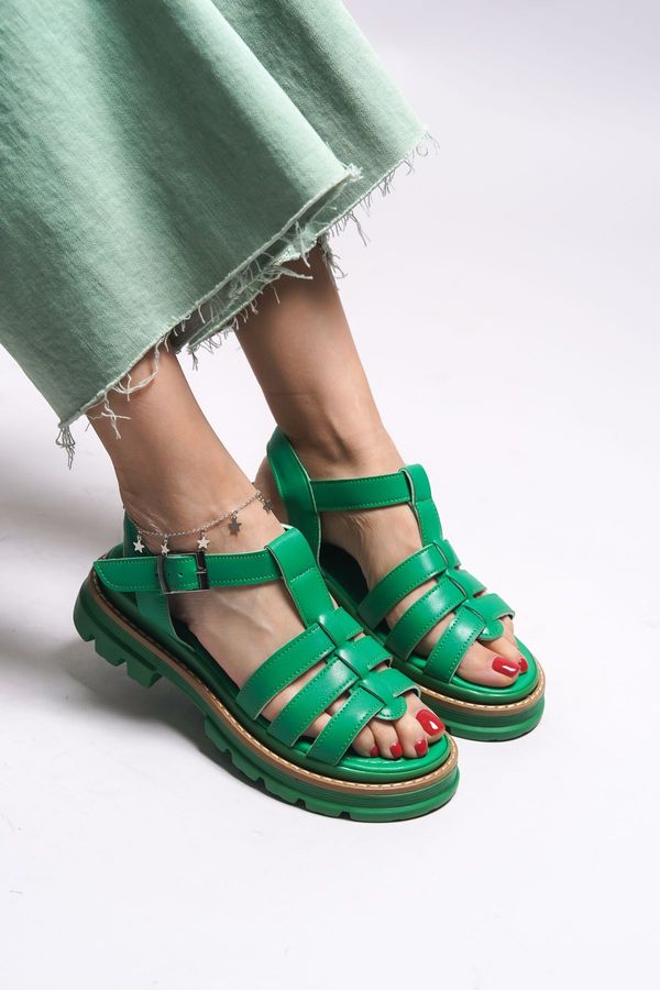 Riccon Riccon Ishvelian Women's Sandals0012750 Green