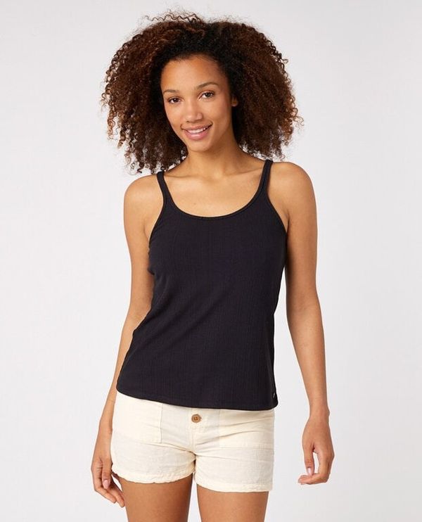 Rip Curl Rip Curl AMANTEA RIB TOP Black Tank Top