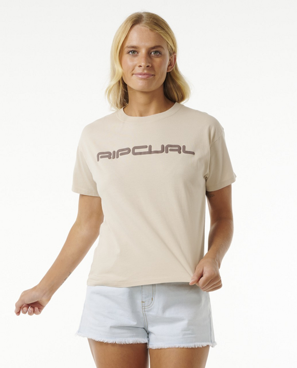 Rip Curl Rip Curl ICONS OF SURF RELAXED TEE Natural T-shirt