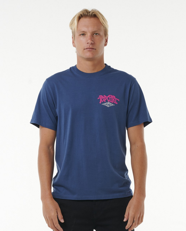 Rip Curl Rip Curl SHRED TILL DEAD TEE Washed Navy T-shirt