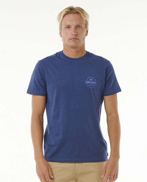 Rip Curl Rip Curl STAPLE TEE Washed Navy T-shirt