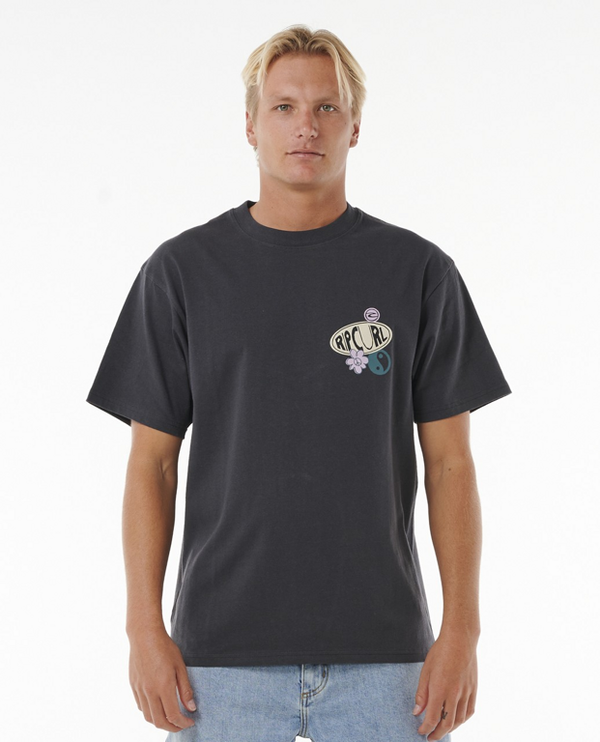 Rip Curl Rip Curl SUN BUZZED TEE Washed Black T-shirt