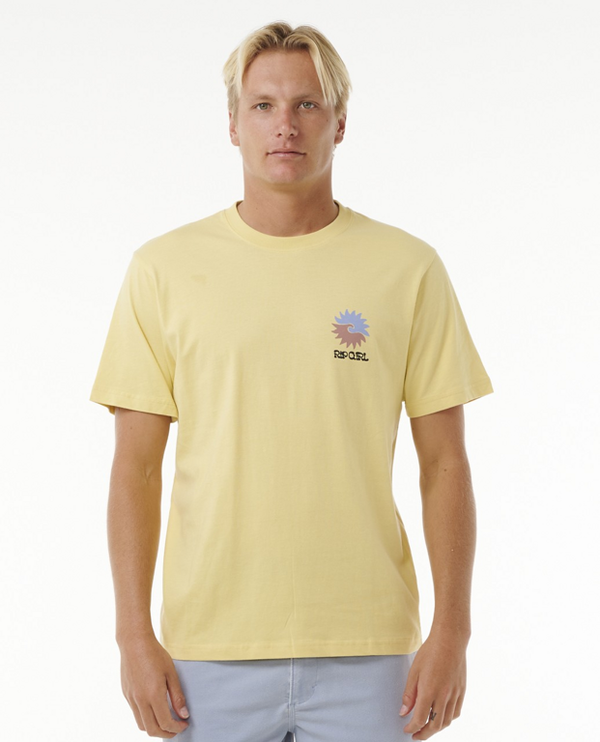 Rip Curl Rip Curl SWC BREAKER TEE Straw T-shirt