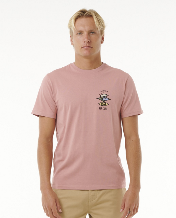 Rip Curl Rip Curl T-shirt SEARCH ICON TEE Mushroom