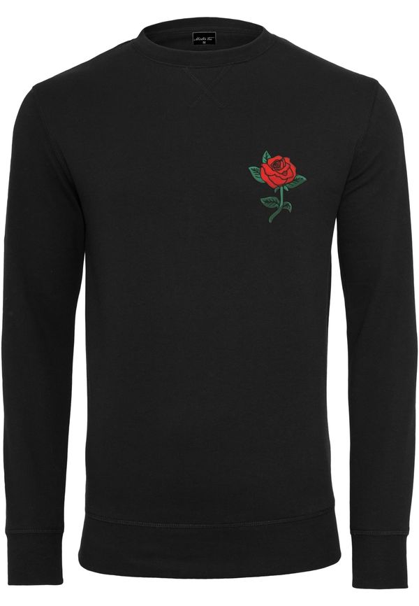 Mister Tee Rose Crewneck Black