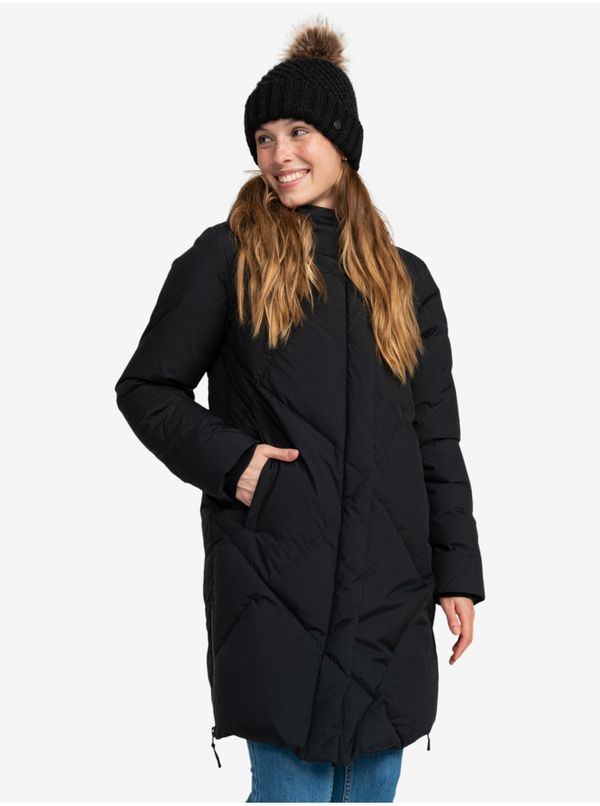 Roxy Roxy Abbie Women's Black Winter Quilted Coat - Women