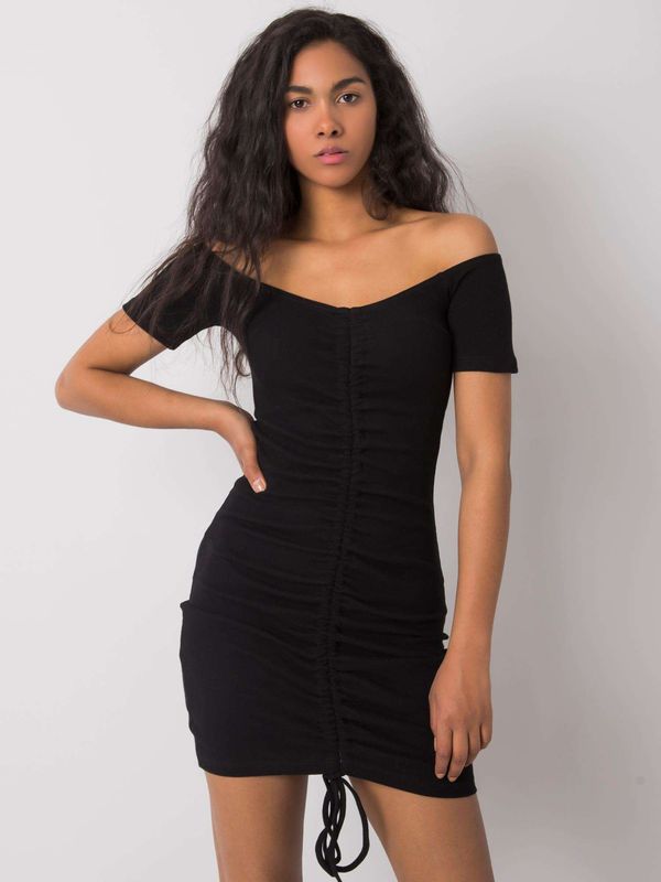 Fashionhunters RUE PARIS Black dress