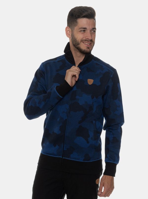 SAM73 SAM73 Dark blue Mens Patterned Sweatshirt SAM 73 - Men