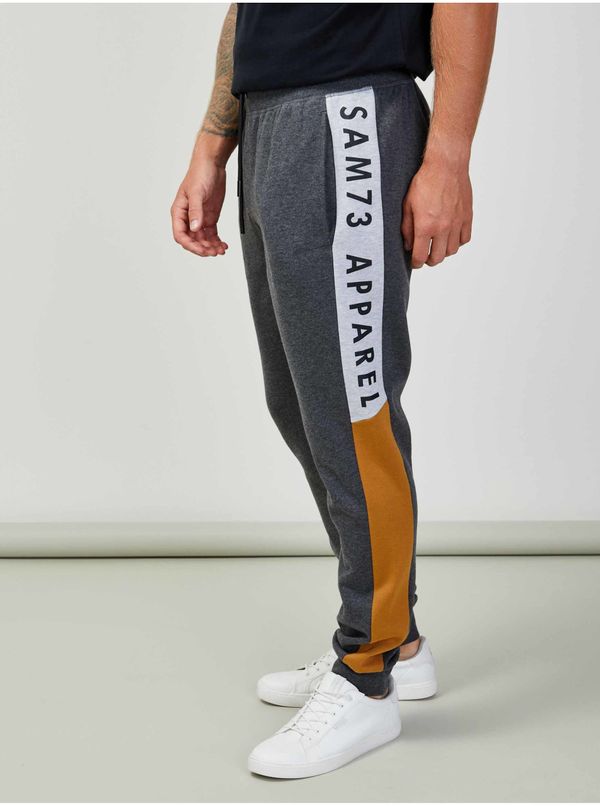 SAM73 SAM73 Grey Men's Brindle Sweatpants SAM 73 Aldon - Mens