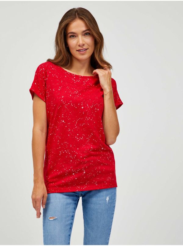 SAM73 SAM73 Red Women patterned T-Shirt SAM 73 Heqa - Women