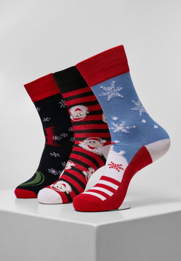 Urban Classics Santa Ho Christmas Socks - 3-Pack multicolor