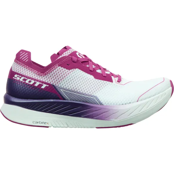 Scott Scott Speed Carbon RC White/Carmine Pink Women's Running Shoes