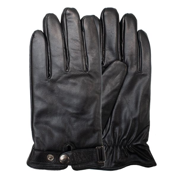 Semiline Semiline Man's Men's Leather Gloves P8292